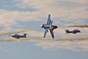 Canadian Snowbirds Formation Flying Demonstration Team.